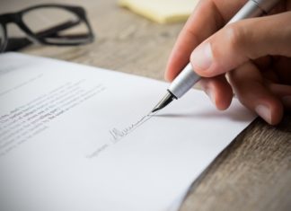 Am Ende eines Gesprächs steht immer ein Vertrag